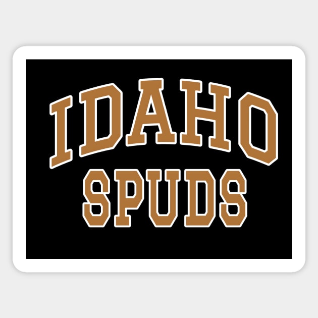 Idaho Spuds Athletic Brown Sticker by DesignArchitect